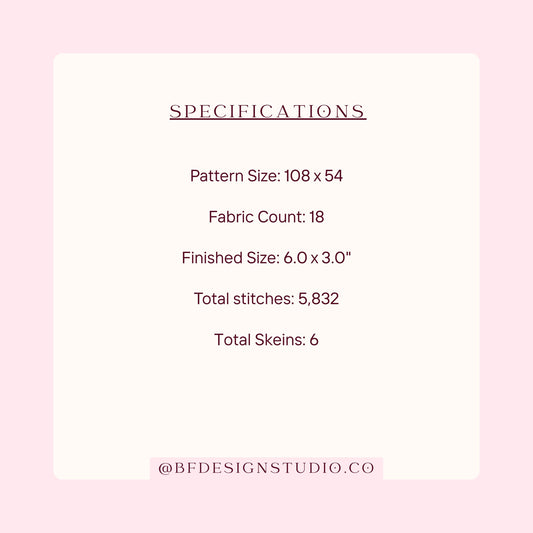 Daisy Sunglasses Case - Needlepoint Chart - 18 Mesh - 6 x 3" - Instant download - Beginner Friendly