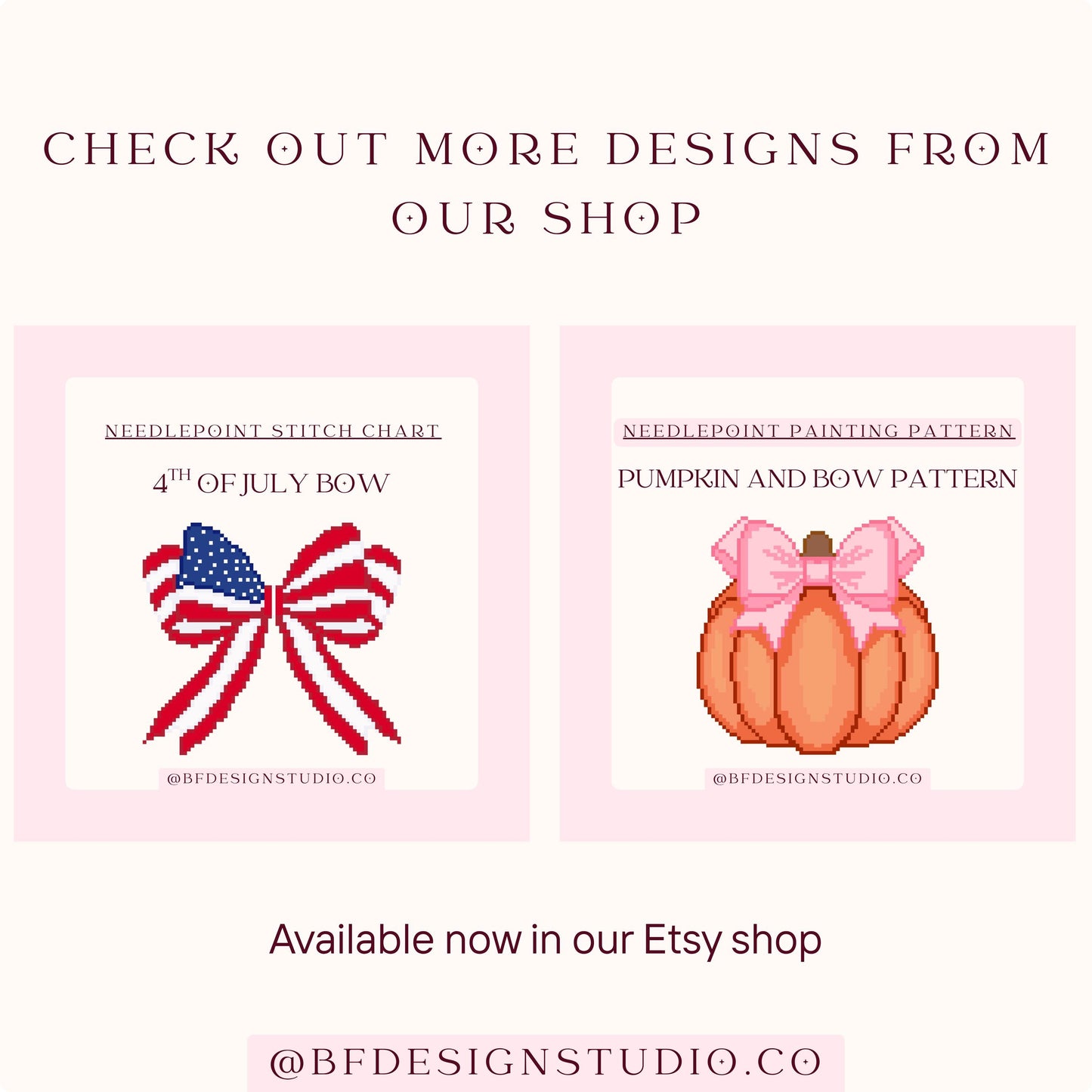 Halloween Skull Bow - Needlepoint Chart - 18 Mesh - 4 x 4" - Beginner Friendly - Instant Downloadable PDF - Bag charm, Pillow, Decor & more