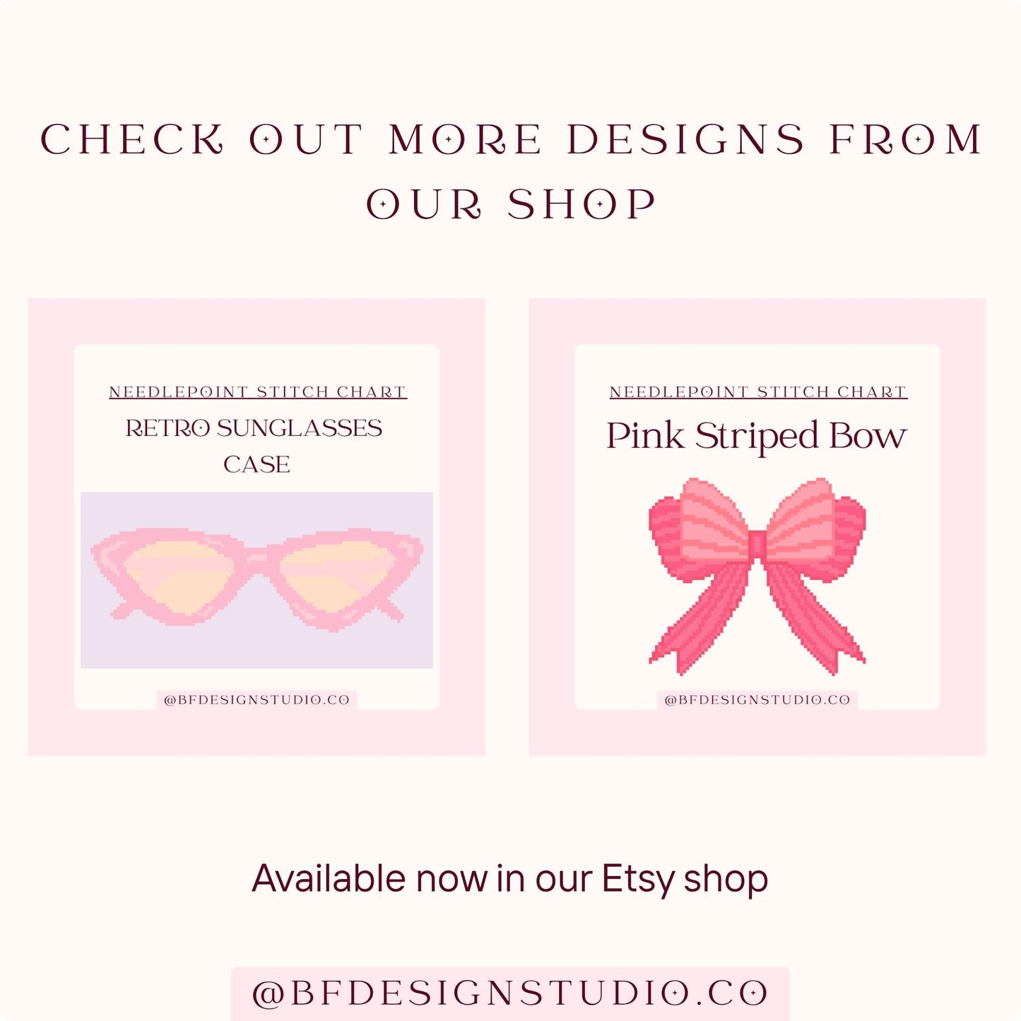 Daisy Sunglasses Case - Needlepoint Chart - 18 Mesh - 6 x 3" - Instant download - Beginner Friendly