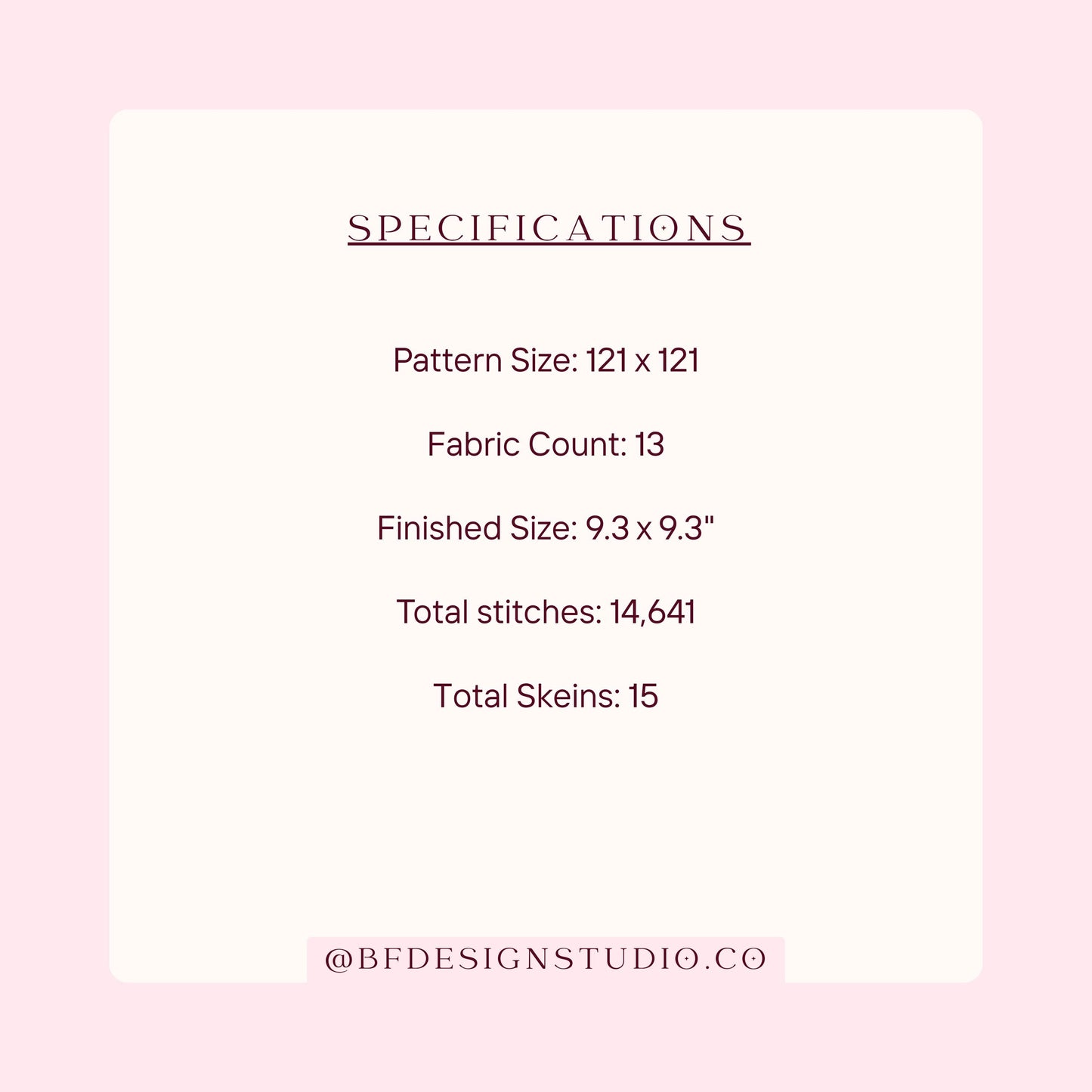 Hot Air Balloon in Pink - Needlepoint Chart - 13 Mesh - 9.3 x 9.3"- Instant Digital Download