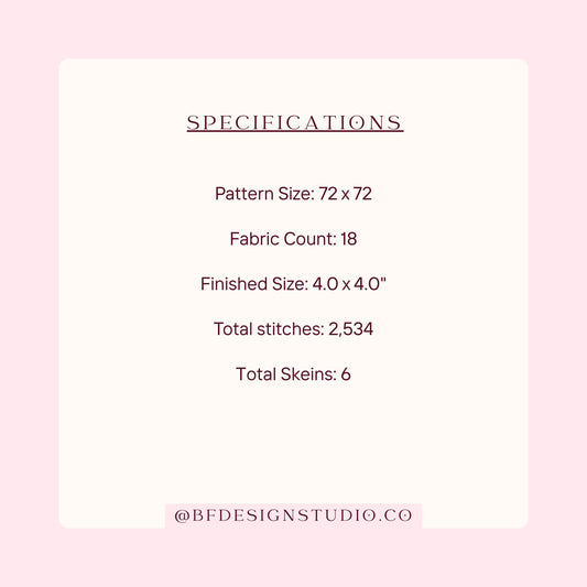 4th of July bow- Needlepoint chart - 18 Mesh - 4" x 4"- Instant Digital Download