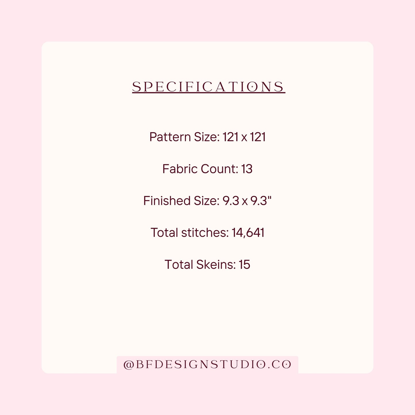 Hot Air Balloon in Pink  & Orange - Needlepoint Chart - 13 Mesh - 9.3 x 9.3"- Instant Digital Download