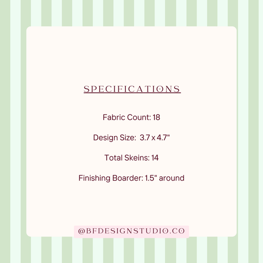 Puppy Love - Needlepoint Canvas - 18 Mesh - 3.7 x 4.7" - Valentine's Day Needlepoint