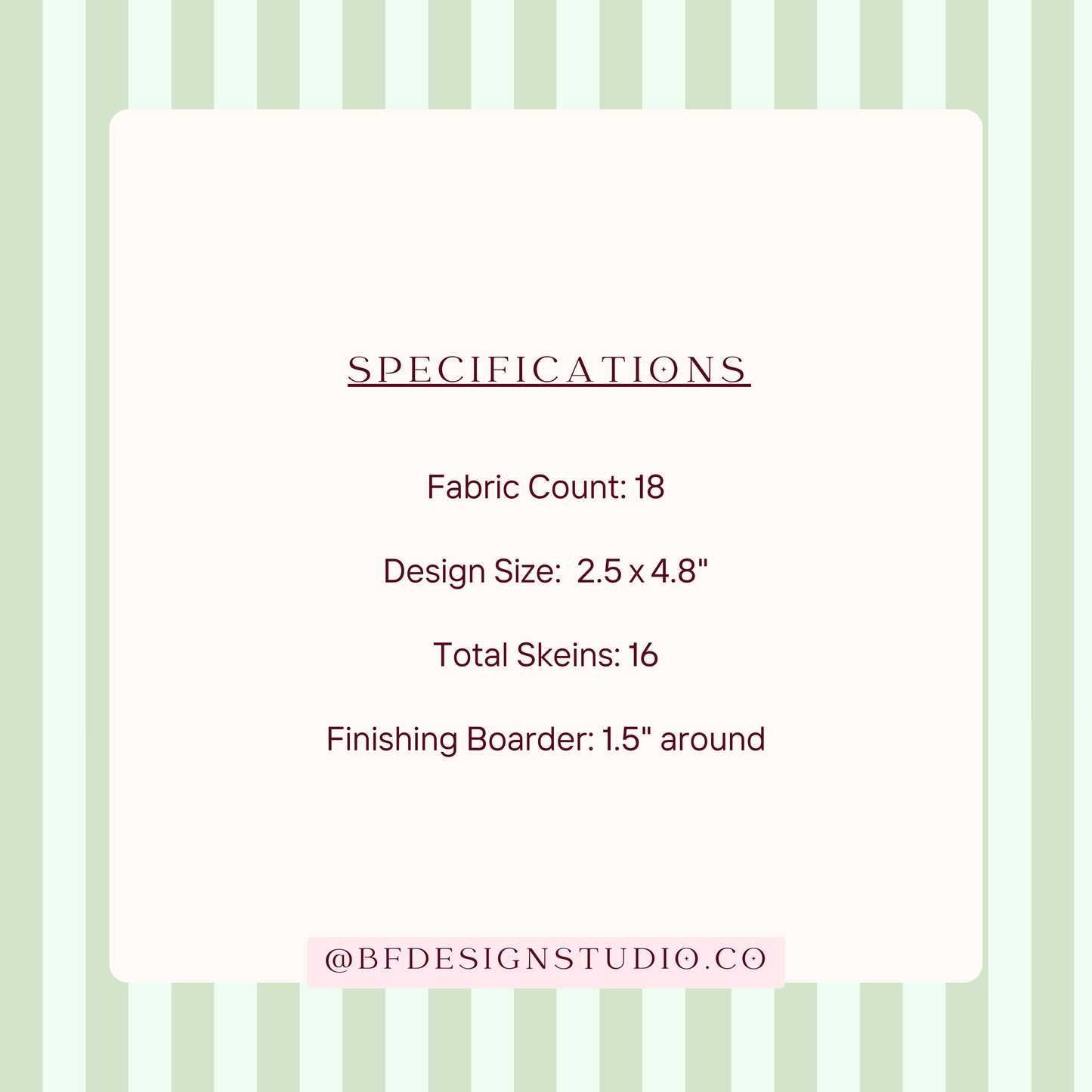 Golden Bunny Sundae - Needlepoint Canvas - 18 Mesh - 2.5 x 4.8