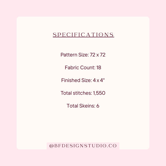 Halloween Skull Bow - Needlepoint Chart - 18 Mesh - 4 x 4" - Beginner Friendly - Instant Downloadable PDF - Bag charm, Pillow, Decor & more