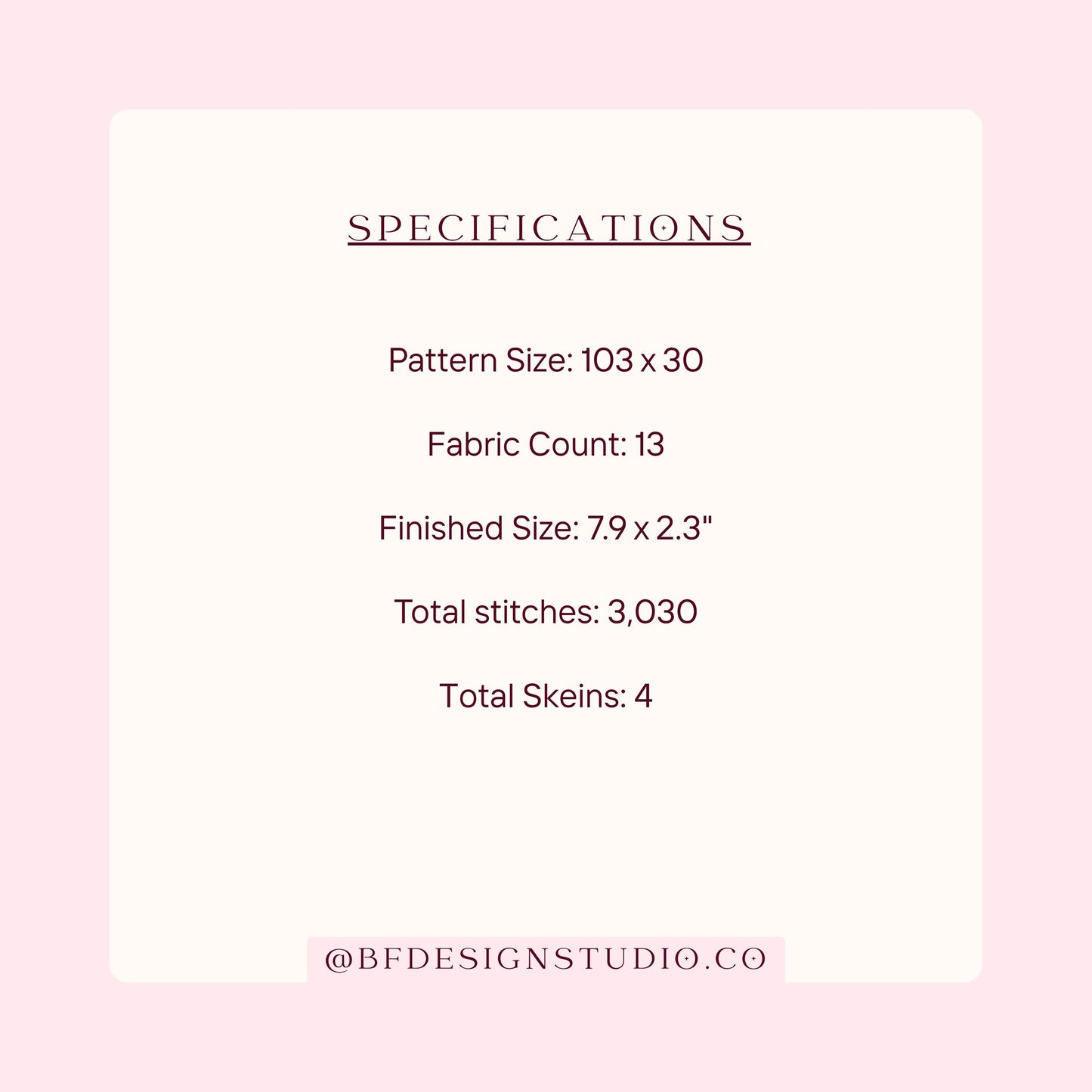 Stay Sweet - Needlepoint Chart - 13 Mesh - 7.9 x 2.3" - Instant Downloadable PDF - Beginner Friendly