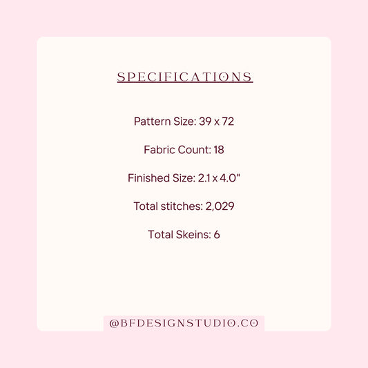 Blue Mini Sea Horse - Needlepoint Chart - 18 Mesh - 2.1 x 4" - Beginner Friendly - Instant Downloadable PDF